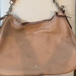 Kate Spade Blush Leather Hobo Bag